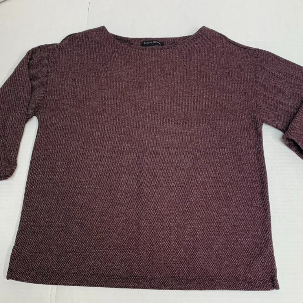 Banana Republic NWOT Womens Medium Burgundy/Plum Top